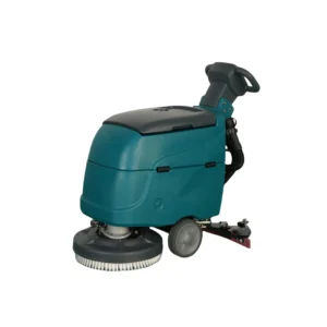 B450 Hand-Pushed Floor Scrubber, 450mm Cleaning Width Industrial Floor Washing Machine for Hard Surface Concrete Marble Epoxy Floor Cleaning