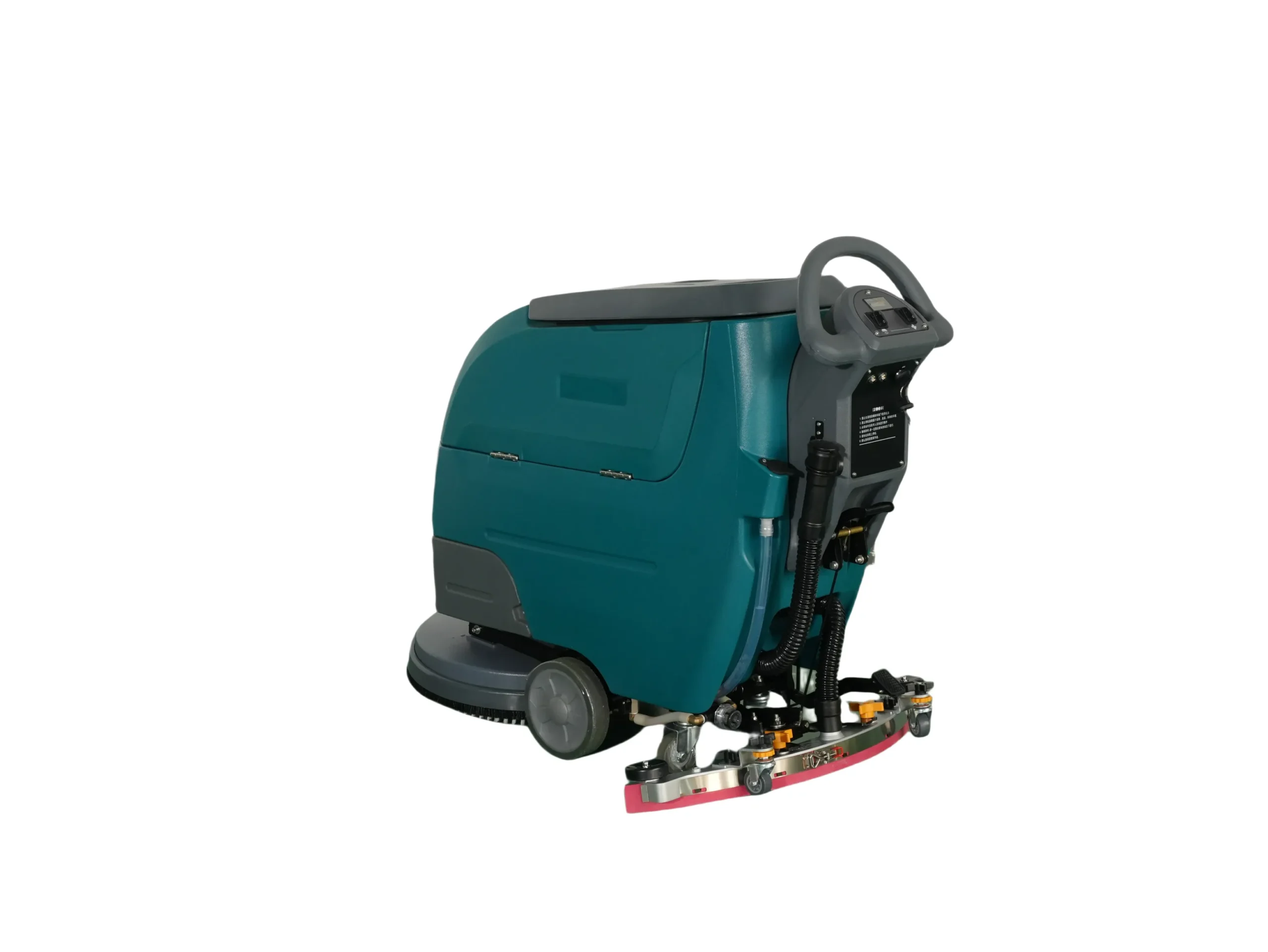 User-Friendly B510 Hand-Pushed Floor Scrubber | Easy Care Commercial Floor Washing Equipment Easy-maintenance B510 hand push floor scrubber with open wastewater cover & fault self-check, ergonomic handheld commercial floor scrubbing machine