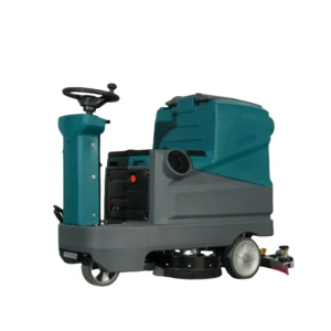 C710 Ride-on Floor Scrubber 710mm Cleaning Width Industrial Battery Powered Floor Washing Machine for Warehouse Supermarket Hard Floor Cleaning